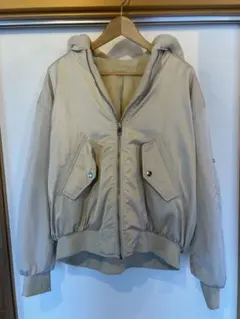 ZARA ザラ　アウター　リバーシブルボアジャケット　アイボリー