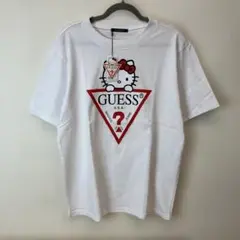 未使用タグ付き GUESS ハローキティ コラボTシャツ S ホワイト m215のサムネイル
