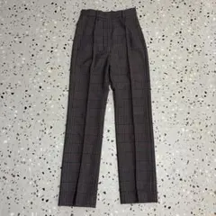 MM6 Maison Margiela グリーン チェック パンツ - メルカリ