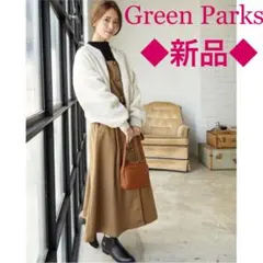 Green Parks グリーンパークス ジャンパースカート ベージュ トレンチ