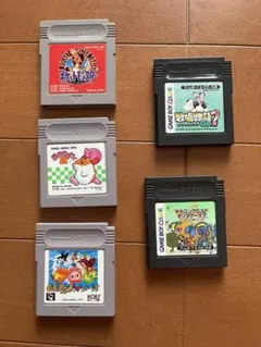 ゲームボーイソフト5本セット (ポケモン赤など)