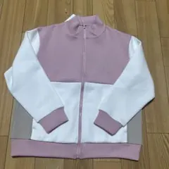 新品☆コムサイズム　ピンク系　マルチカラーブルゾン140㎝