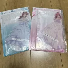 五等分の花嫁　一番くじ　アクスタ2種