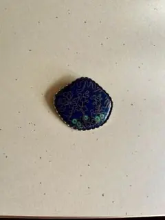 美品　七宝焼ブローチ