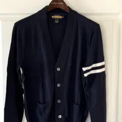RUGBY ラルフローレンラグビー カーディガン ネイビー コットン M