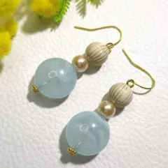 ≪309 パールターコイズ≫ レジンピアス 400円 - メルカリ