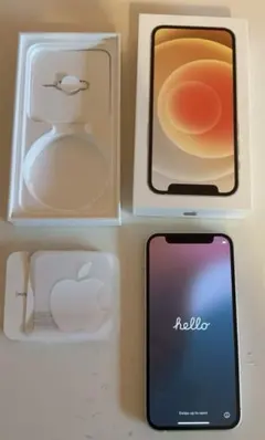 【美品】iPhone12 mini 本体 ホワイト 64GB SIMフリー