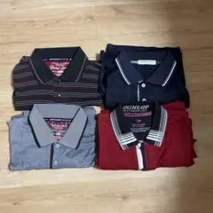 DUNLOP MOTORSPORT ポロシャツ 4枚セット