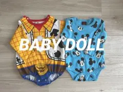 ミッキーマウスとウッディのベビー服セット 80cm