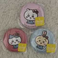 ちいかわ　ワクワクゆうえんち　サンリオコラボ　缶バッジ　キティ　ハチワレ　うさぎ