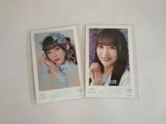 音嶋莉沙 ミニフォトカード vol.9 絶対アイドル辞めないで 2枚セット