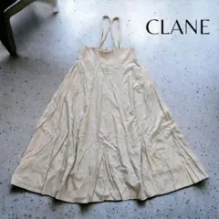 CLANE クラネ キャミワンピ ベージュ グレージュ