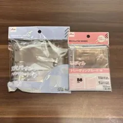 ダイソー　3穴バインダー B8 トレカ用リフィル 10枚　シール帳