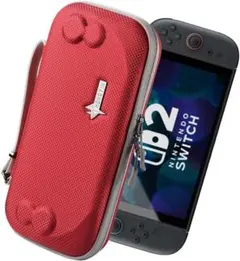 【新品】Nintendo Switch 2用 スリム収納ケース ワインレッド