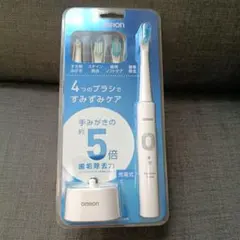 オムロン 電動歯ブラシ HT-B304-Wホワイト 充電式