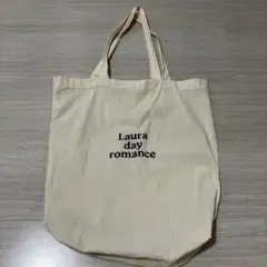 Laura day romance ロゴショッピングバッグ　トートバッグ