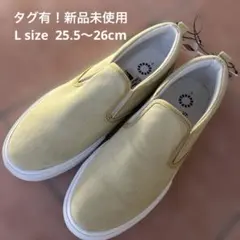 ワークマン　dia高撥水キャンバススリッポン　マスタード　L 25.5 26