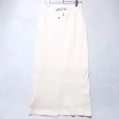 チャオパニックティピー リブ タイト スカート ロング M アイボリー