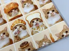 ラスト猫柄ハギレ① ちょっと長め110×55