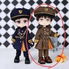 オビツ11 ねんどろいどどーる茶系軍服ロングコートセット