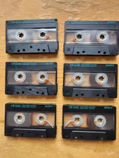 Sony HF-Sカセットテープ 中古品6本セット