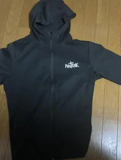 PHATRNK ブラック フルジップフーディ