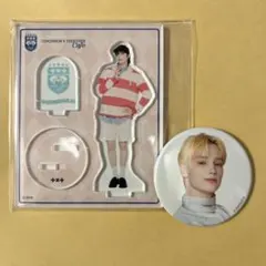 TXT カフェ アクスタ 缶バッジ ヒュニンカイ