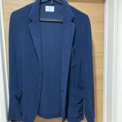 ÉDIFICE ネイビー テーラードジャケット 48