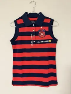 【新品】パーリーゲイツボーダーポロシャツサイズ00タグ付き