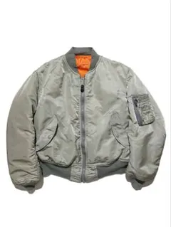 80s ビンテージ USA製 アルファ MA-1 民間品 フライトジャケット L