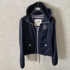 Abercrombie & Fitch フード付きジャンパー ネイビー　Ｓのサムネイル