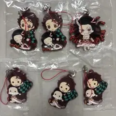 鬼滅の刃 カプセルラバーマスコット13 竈門炭治郎&竈門禰豆子 6個セット