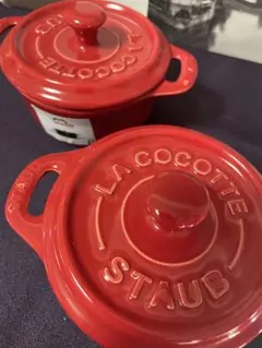 STAUBピコ ココット オーバル チェリー4 1/4 QTサイズ - メルカリ