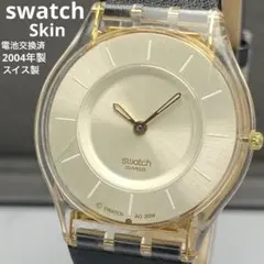 【極薄】スウォッチ Swatch Skin SWISS 電池交換済 純正ベルトのサムネイル