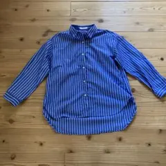 Samansa Mos2 ストライプ長袖シャツ　SM2 Mのサムネイル