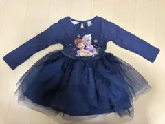 H&M アナ雪 ワンピース 90〜95cm チュール ドレス エルサ アナ