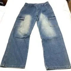 ＊新品デニムカーゴパンツ