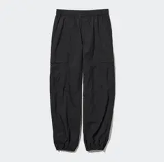 ユニクロ　イージーカーゴパンツ　黒　M