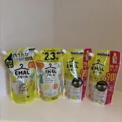 花王　エマール リフレッシュグリーンの香り つめかえ用 4袋のサムネイル