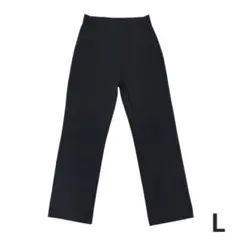 ハイウエスト イージーパンツ ストレッチ生地 大きいサイズ L 美品