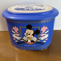 レトロ　東京ディズニーランド　空き缶　ブリキ缶　ミッキーマウスのサムネイル
