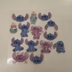 ボンボンドロップシール ディズニー スティッチ 立体シール おすそ分け