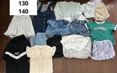 130cm (120cm140cm )女の子 春夏服 まとめ売り 24着