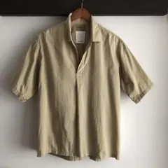 MARKAWARE スキッパー プルオーバー シャツ ベージュ マーカウェアのサムネイル