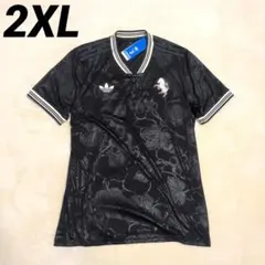 XL アディダス ユベントス ユニフォーム ブラック半袖 黒 adidas