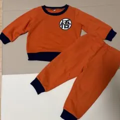 ドラゴンボール　長袖パジャマ　90 悟空　長袖　セットアップ