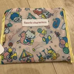 【新品未使用】サンリオキャラクターズ エコバッグ いちご新聞 アベイル ピンク