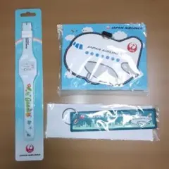 JAL　ノベルティグッズ3点セットのサムネイル