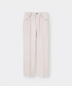 GU センタープレスストレートカラーパンツ