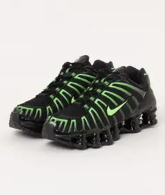 【新品未使用】NIKE SHOXショックスTL グリーン